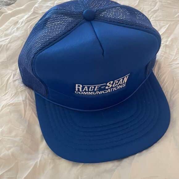 Vintage "Race Scan Communications" Nascar Racing Trucker Hat - Picture 3 of 3
